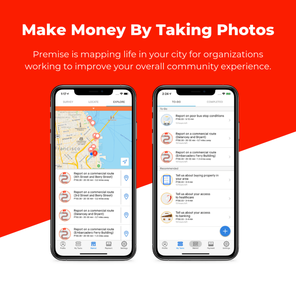 Make Money By Taking Photos - New Premise App - Premise