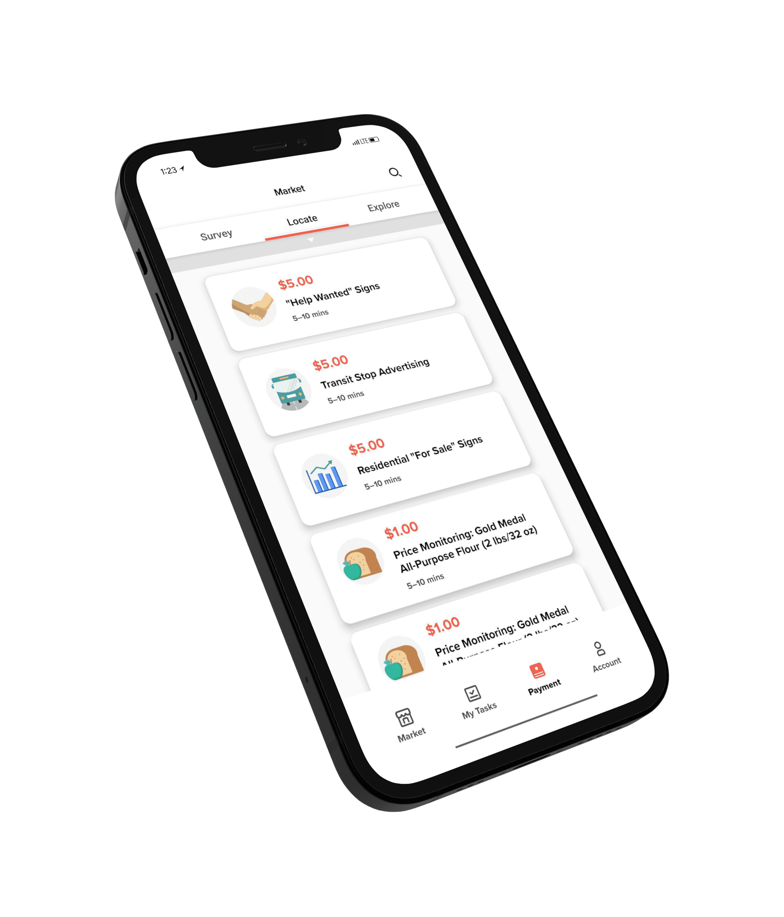 Mobile Locate Tasks