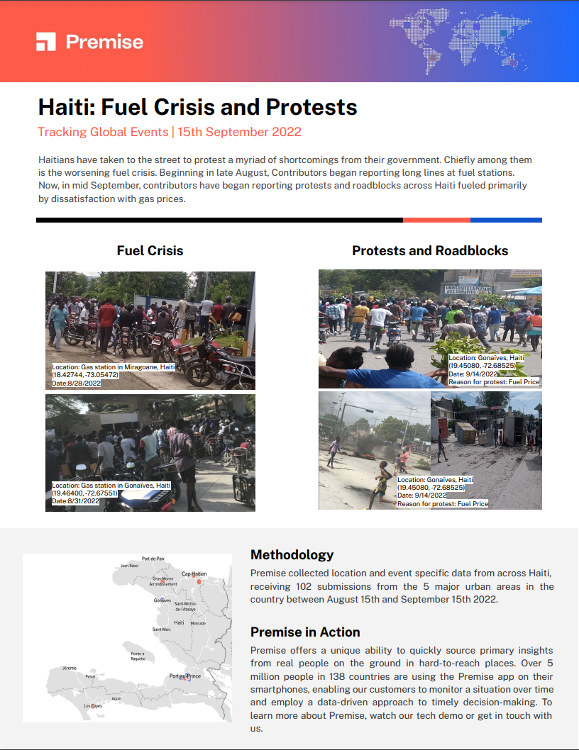 Haiti Fuel Crisis and Protests