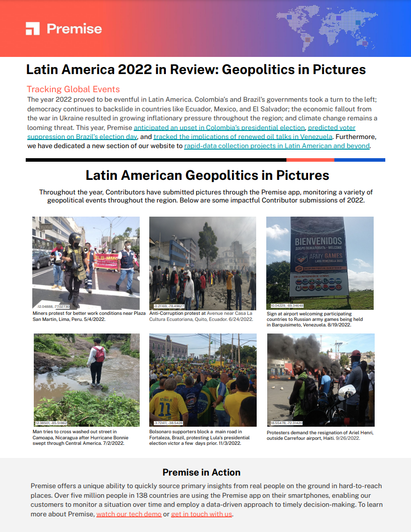 Latin America 2022 in Review - Geopolitics in Pictures