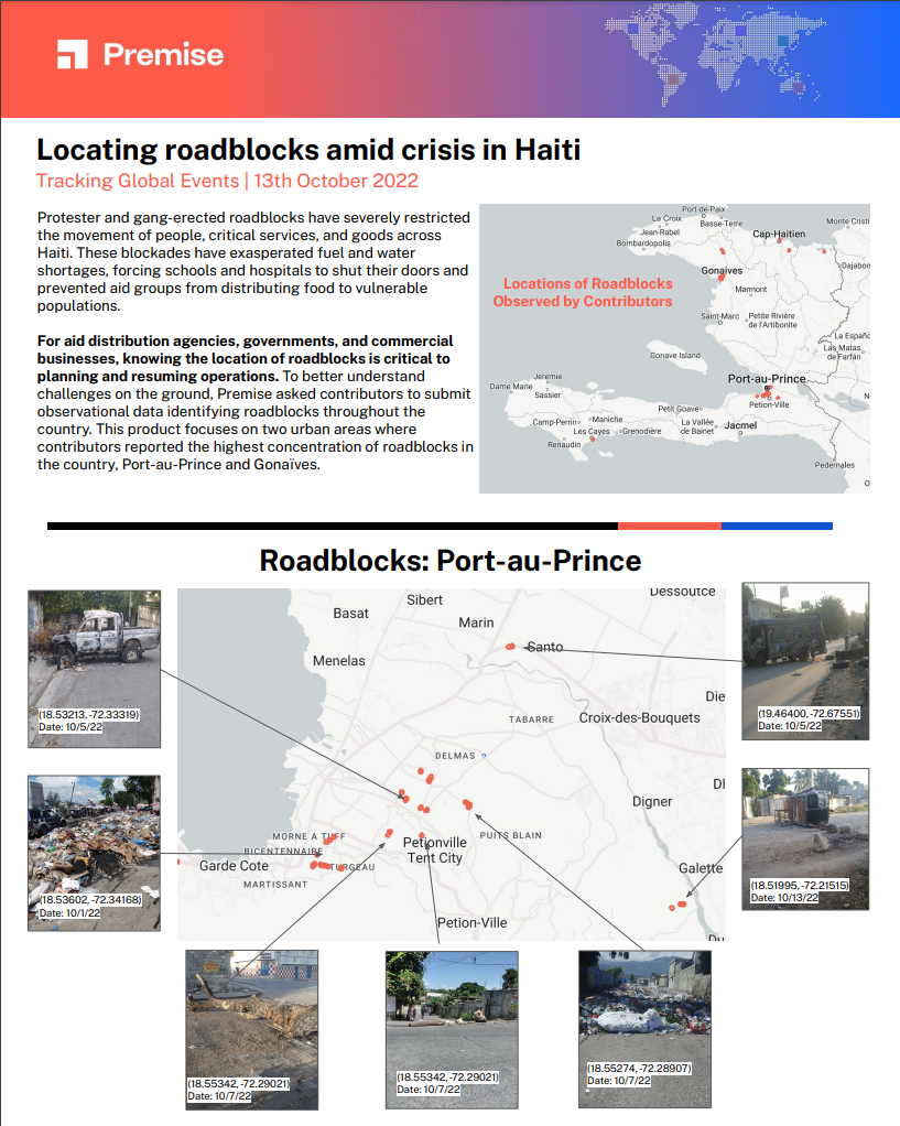 Locating Roadblocks Amid Crisis in Haiti