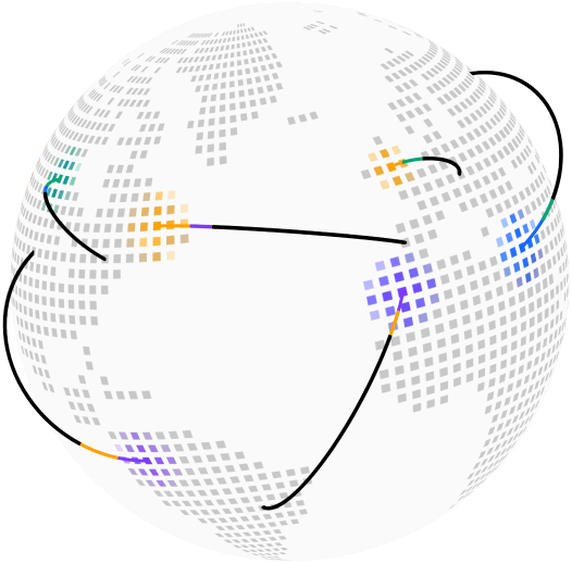 globe location based data